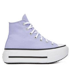 Trampki Converse. Fioletowe trampki Converse, bez wzorów, retro, bez zapięcia. Za 449.99 zł.