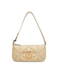 LOVE MOSCHINO Torebka JC4111PP1OLC0129 Beżowy. Brązowe torebki klasyczne Love Moschino, bez wzorów, ze skóry, bez dodatków. Za 839.99 zł.