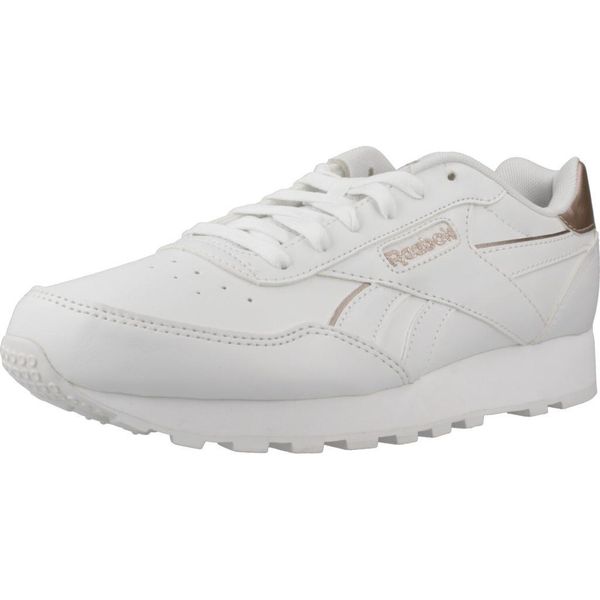 Tenisówki Reebok Model Rewind Run Kolor Biały. Białe trampki Reebok, bez wzorów, z materiału, bez zapięcia. Za 195.30 zł.