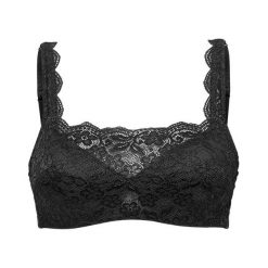 Cellbes Biustonosz z fiszbinami Inez czarny female czarny 75B. Czarne biustonosze sportowe Cellbes, bez wzorów, z koronki. Za 79.00 zł.