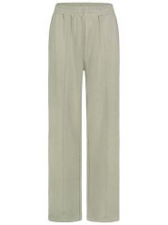 Sublevel Spodnie w kolorze jasnozielonym rozmiar: L. Zielone spodnie materiałowe Sublevel, bez wzorów, z materiału, z podwyższonym stanem. Za 104.89 zł.