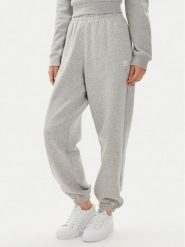 Adidas Spodnie dresowe Essentials Fleece IA6432 Szary Regular Fit. Szare spodnie dresowe adidas, bez wzorów, z bawełny. Za 249.99 zł.