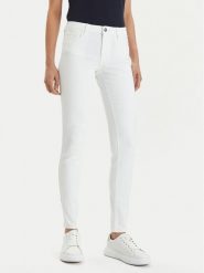 Armani Exchange Jeansy 8NYJ01 Y3TAZ 0102 Biały Slim Fit. Białe jeansy Armani Exchange, bez wzorów, z bawełny. Za 379.99 zł.