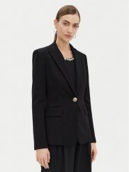 PINKO Marynarka Signum 100254 Czarny Regular Fit. Czarne marynarki i żakiety Pinko, bez wzorów, z wiskozy, bez ramiączek. Za 1,099.00 zł.