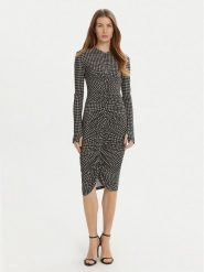 NORMA KAMALI Sukienka codzienna KK3243PLD25657 Szary Slim Fit. Szare sukienki Norma Kamali, na co dzień, s, bez wzorów, z syntetyku, bez kołnierzyka, bez ramiączek, proste. Za 899.99 zł.