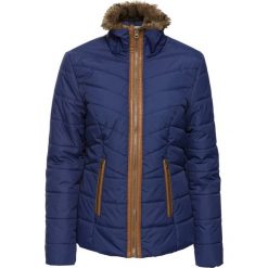 Kurtka pikowana ze sztucznym futerkiem bonprix kobaltowy. Kurtki marki QUECHUA. Za 59.99 zł.