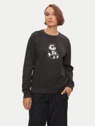 Vans Bluza Pandamonium VN000HCB Czarny Regular Fit. Czarne bluzy Vans, l, bez wzorów, z bawełny, bez kaptura. Za 189.99 zł.