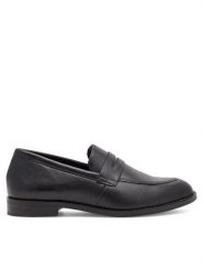 Sergio Bardi Mokasyny ARC-C1008-01SB Czarny. Czarne mokasyny Sergio Bardi, bez wzorów, ze skóry. Za 179.99 zł.