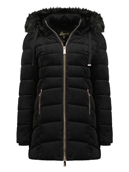 Geographical Norway Płaszcz pikowany "Bilove" w kolorze czarnym rozmiar: L. Czarne płaszcze Geographical Norway, l, bez wzorów, bez kaptura. Za 289.20 zł.