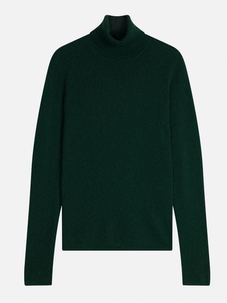Perfect Cashmere Kaszmirowy golf "Ashley" w kolorze szmaragdowym rozmiar: XXL. Zielone swetry Perfect Cashmere, xxl, bez wzorów, z kaszmiru, bez ramiączek. Za 346.99 zł.