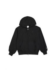 Bluza damska Champion Full Zip Hoodie Sweatshirt 117787. Fioletowe bluzy Champion, xs, bez wzorów, z bawełny, klasyczne, bez ramiączek, bez kaptura. Za 216.99 zł.
