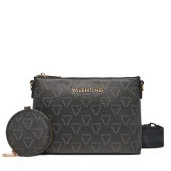 Torebka Valentino. Czarne listonoszki Valentino, bez wzorów, bez dodatków. Za 259.99 zł.