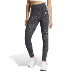 Legginsy fitness damskie ADIDAS. Brązowe legginsy adidas, bez wzorów, z bawełny, sportowe. W wyprzedaży za 149.99 zł.