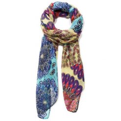 Desigual Damski Szal Foul Interruption, Wielobarwny. Szaliki i kominy marki Desigual. Za 149.00 zł.