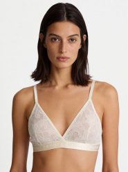 Tommy Hilfiger Biustonosz braletka UW0UW06263 Écru. Biustonosze Tommy Hilfiger, bez wzorów, z syntetyku. Za 189.99 zł.