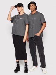 2005 T-Shirt Unisex Horned Szary Relaxed Fit. Szare t-shirty 2005, m, bez wzorów, z bawełny, bez kołnierzyka, bez ramiączek. Za 119.99 zł.