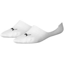 Skarpety Puma Footie 2P białe 906245 02/1410110013. Białe skarpetki Puma, bez wzorów. Za 32.90 zł.