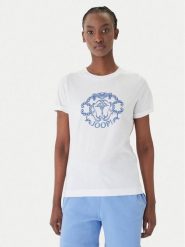 JOOP! T-Shirt Tulya 30102074 Biały Regular Fit. Białe t-shirty Joop!, bez wzorów, z bawełny, bez kołnierzyka, bez ramiączek. Za 419.99 zł.