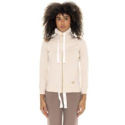 Bluza zimowa Leone 1947 Chic Tones Damen ze Stehkragen und Reißverschluss. Brązowe bluzy LEONE 1947 APPAREL, na zimę, bez wzorów, bez kaptura, na fitness i siłownię. W wyprzedaży za 169.09 zł.