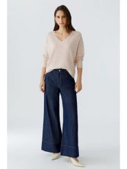 Oui Sweter w kolorze beżowym rozmiar: 40. Brązowe swetry Oui, bez wzorów, bez ramiączek. Za 104.99 zł.