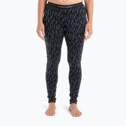 Spodnie termoaktywne damskie icebreaker Merino 260 Vertex Leggings Glacial Camo. Czarne bielizna termoaktywna damska Icebreaker, bez wzorów, bez ramiączek, narciarskie. Za 359.99 zł.