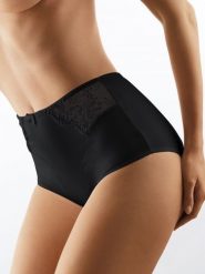 Figi Model BBL 054 Black - Babell. Czarne figi Babell, bez wzorów, z bawełny. Za 73.37 zł.