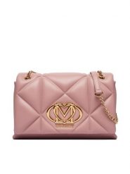 LOVE MOSCHINO Torebka JC4041PP0OLC0600 Różowy. Czerwone torebki klasyczne Love Moschino, bez wzorów, ze skóry, bez dodatków. Za 1,029.00 zł.