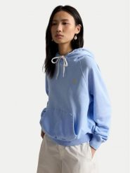 Polo Ralph Lauren Bluza 211971691503 Niebieski jasny Relaxed Fit. Niebieskie bluzy Polo Ralph Lauren, s, bez wzorów, z bawełny, bez ramiączek, bez kaptura. Za 819.99 zł.