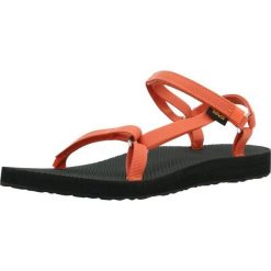 Sandały TEVA W ORIGINAL UNIVERSAL SLIM Pomarańczowy. Brązowe sandały Teva, bez wzorów, z tkaniny, sportowe, bez obcasa, bez zapięcia. Za 229.99 zł.