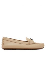 LAUREN RALPH LAUREN Mokasyny Barnsbury 802942768011 Beżowy. Brązowe mokasyny Lauren Ralph Lauren, bez wzorów, ze skóry. Za 539.99 zł.