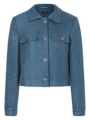 More & More Kurtka koszulowa w kolorze niebieskim rozmiar: 38. Niebieskie kurtki More & More, bez wzorów, bez kaptura. Za 183.15 zł.