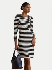 LAUREN RALPH LAUREN Sukienka codzienna 200P03678001 Granatowy Regular Fit. Niebieskie sukienki Lauren Ralph Lauren, na co dzień, bez wzorów, z syntetyku, bez kołnierzyka, bez ramiączek, proste. Za 1,199.00 zł.
