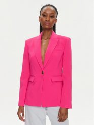 Pinko Marynarka Humahuaca 100180 A14I Różowy Regular Fit. Czerwone marynarki i żakiety Pinko, bez wzorów, z syntetyku, bez ramiączek. Za 869.99 zł.