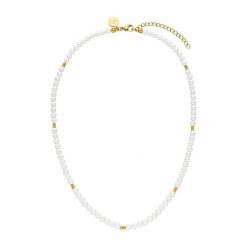 Purelei Purelei Naszyjnik Z Pereł Finesse Naszyjniki 1 ct Damski. Czerwone naszyjniki Purelei, z materiału, z perłą, srebrne. Za 169.19 zł.