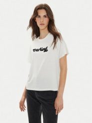 JDY T-Shirt Felisa 15300408 Écru Regular Fit. T-shirty JDY, l, bez wzorów, z bawełny, bez kołnierzyka, bez ramiączek. Za 49.99 zł.
