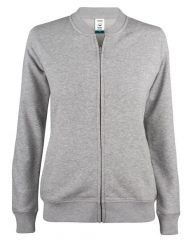Clique Premium OC Kardigan Damski z bawełny organicznej – grey melange. Szare swetry CLIQUE, m, bez wzorów, z bawełny, eleganckie, bez ramiączek. Za 263.25 zł.
