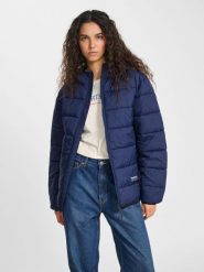 Kurtka puchowa Hummel Lightweight. Niebieskie kurtki Hummel, m, bez wzorów, z materiału, klasyczne, bez kaptura. Za 317.50 zł.