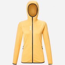 Bluza damska termiczna MILLET W Lokka Hoodie Iii granatowy. Żółte bluzy z kapturem Millet, na lato, s, bez wzorów, z dzianiny, z kapturem, trekkingowe. Za 339.00 zł.