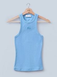 LeGer Top "Dena" w kolorze błękitnym rozmiar: 42. Niebieskie topy sportowe LeGer, bez wzorów. Za 113.63 zł.