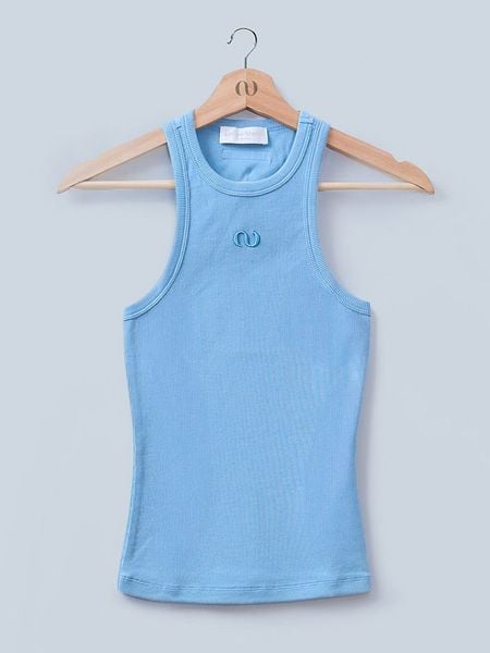 LeGer Top "Dena" w kolorze błękitnym rozmiar: 42. Niebieskie topy sportowe LeGer, bez wzorów. Za 113.63 zł.