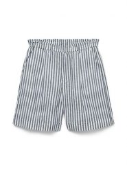 Vero Moda Szorty w kolorze biało-granatowym rozmiar: XS. Białe szorty Vero Moda, bez wzorów. Za 82.95 zł.