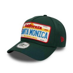 Czapka z daszkiem New Era License Plate Eframe. Zielone czapki z daszkiem New Era, bez wzorów. Za 139.99 zł.