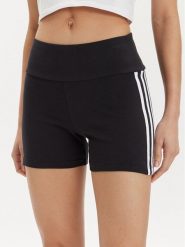 Adidas Szorty sportowe 3-Stripes IP2980 Czarny Slim Fit. Czarne szorty sportowe adidas, bez wzorów, z bawełny. Za 109.99 zł.