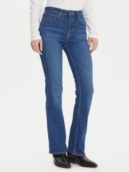 Lee Jeansy Breese 112341971 Niebieski Bootcut Fit. Niebieskie jeansy Lee, bez wzorów, z bawełny. Za 299.99 zł.