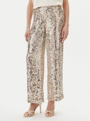 Bruuns Bazaar Spodnie materiałowe Brinna BBW4390 Srebrny Loose Fit. Szare spodnie materiałowe Bruuns Bazaar, bez wzorów, z materiału. Za 479.99 zł.