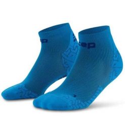 Damskie skarpety kompresyjne sportowe za kostkę low cut Core Run Ultralight CEP. Niebieskie skarpetki CEP, bez wzorów, z elastanu. Za 79.00 zł.