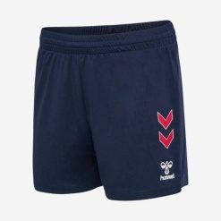 Spodenki do piłki ręcznej damskie Hummel. Szorty Hummel, bez wzorów, sportowe. Za 79.99 zł.