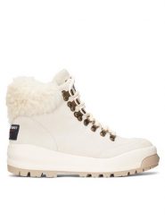 Polo Ralph Lauren Botki 804917245001 Écru. Botki Polo Ralph Lauren, bez wzorów, ze skóry, bez obcasa, na płaskiej podeszwie, bez zapięcia. Za 959.99 zł.