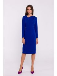 Stylove Sukienka w kolorze granatowym rozmiar: XL. Niebieskie sukienki Stylove, na co dzień, xl, bez wzorów, bez kołnierzyka, bez ramiączek, maxi, proste. Za 242.95 zł.