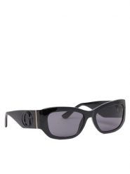 Guess Okulary przeciwsłoneczne GU00253 Czarny. Czarne okulary przeciwsłoneczne Guess, z aplikacjami, plastikowe. Za 479.99 zł.